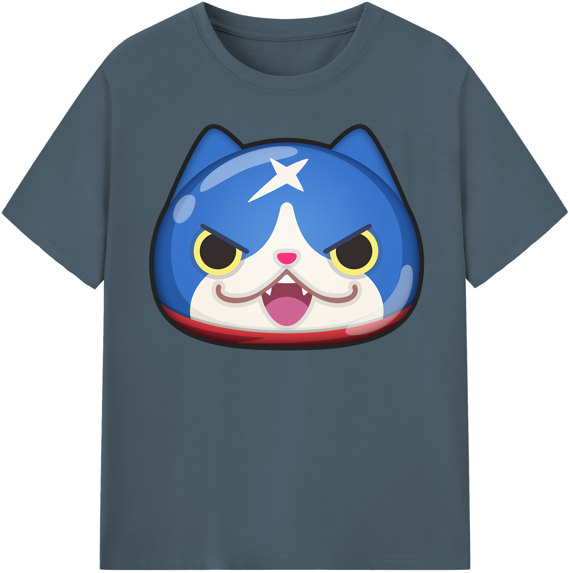 （画像用） 妖怪ウォッチ Yo-kai Watch 綿100％半袖Tシャツ（フロントプリント）